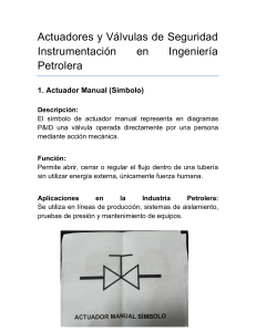 Actuadores y V&aacute;lvulas de Seguridad en Ingenier&iacute;a Petrolera