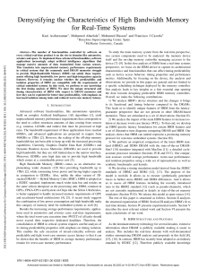HBM for Real-Time Systems: Characteristics & Analysis