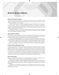 Acerca de los autores - Libro de texto de metodolog&iacute;a de investigaci&oacute;n