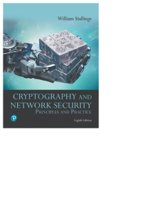 Cryptography and Network Security: Principles and Practice