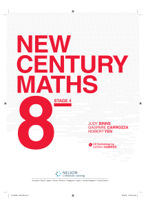 New Century Maths 8 Stage 4 Textbook