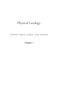 Physical Geology Textbook