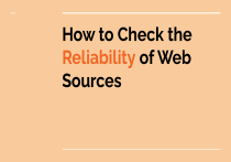 How to Check Web Source Reliability