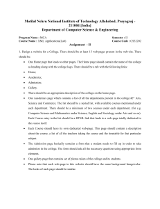 MCA XML Applications Lab Assignment