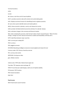Financial Terminal Reference Guide