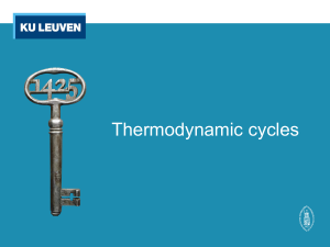 Thermodynamic Cycles Lecture Notes