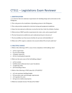 CT311 Legislations Exam Reviewer