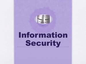 Information Security: Concepts and Objectives