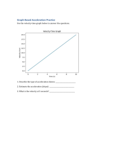 Grade 8 Science Lesson Plan: Motion Graphs