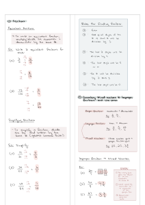 Fractions: Equivalent, Simplifying, Mixed Numbers, Operations