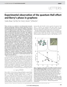 Quantum Hall Effect and Berry's Phase in Graphene
