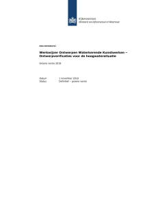 Werkwijzer Ontwerpen Waterkerende Kunstwerken &ndash; Hoogwaterverificaties