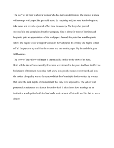 Analysis of The Story of an Hour and The Yellow Wallpaper