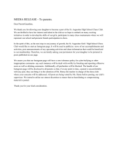 St. Augustine High School Chess Club Media Release to Parents