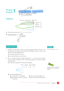 Probability of Combined Events Textbook Chapter