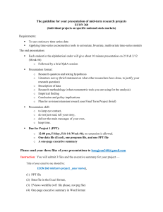 ECON 360 Midterm Research Project Guidelines