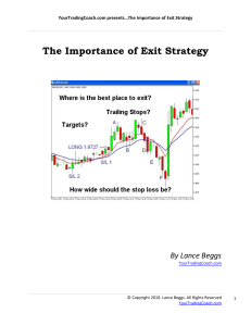 The Importance of Exit Strategy