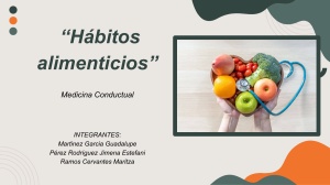 H&aacute;bitos Alimenticios - Medicina Conductual