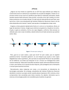 Spin Coating: C&oacute;mo estudiantes construyeron un recubridor giratorio de bajo costo