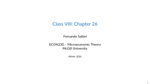 Microeconomic Theory: Price Discrimination & Product Differentiation