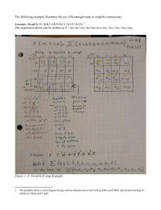 Karnaugh Map Example - Digital Design