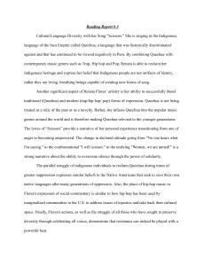 Reading Report on Renata Flores' 'Scissors' and Cultural Diversity