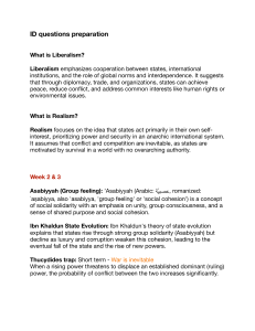 International Relations Course Notes