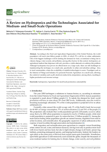 Hydroponics Review: Technologies for Small-Scale Operations