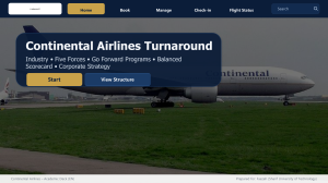 Continental Airlines Turnaround: Strategic Analysis Case Study