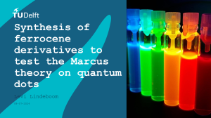 Synthesis of Ferrocene Derivatives for Marcus Theory Testing