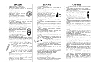 A Christmas Carol Study Guide: Staves 1-3 Quotes & Themes
