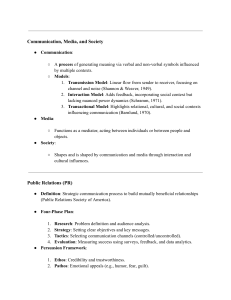Communication, Media, and Society Textbook