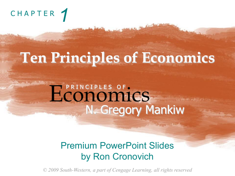 Ten Principles of Economics PowerPoint