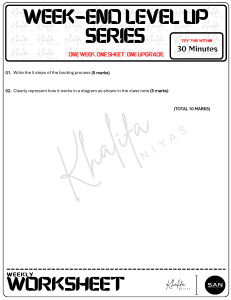 Computer Booting Process Worksheet