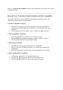 Soap Formulation Research Template