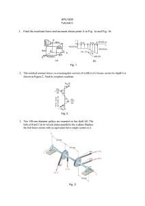 AML1000 Tutorial 5: Engineering Mechanics Problems