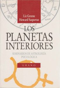 Los Planetas Interiores: Seminarios de Astrolog&iacute;a Psicol&oacute;gica