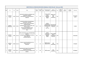 OB/GYN Kursplan Feb 2026