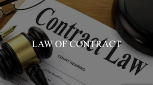 Law of Contract Textbook