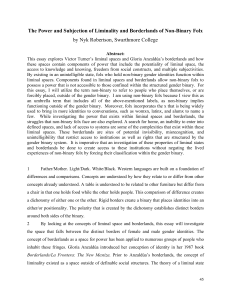 Power and Subjection of Liminality and Borderlands of Non-Binary Folx