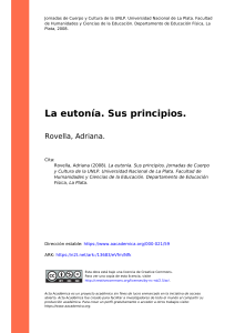 La euton&iacute;a: Sus principios - Rovella, Adriana