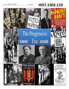 Progressive Era 1890-1920 Textbook