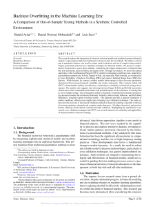 Backtest Overfitting in Machine Learning Era: Cross-Validation Comparison