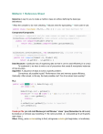 Midterm 1 Reference Sheet: Java Programming