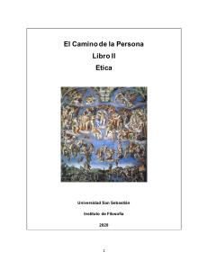 El Camino de la Persona Libro II: &Eacute;tica - Universidad San Sebasti&aacute;n