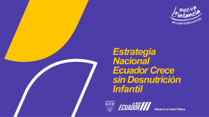 Estrategia Nacional Ecuador Crece sin Desnutrici&oacute;n