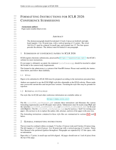 ICLR 2026 Formatting Instructions