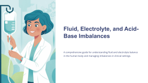 Fluid, Electrolyte, and Acid-Base Imbalances Guide