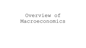 Macroeconomics Overview Textbook