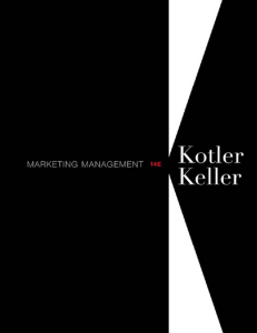 Marketing Management 14th Edition by Kotler & Keller